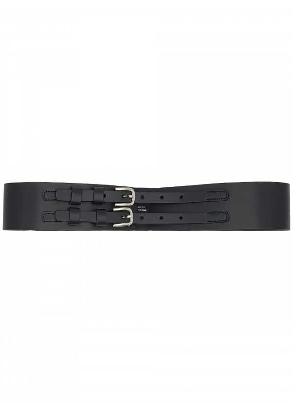 Cinto preto largo couro