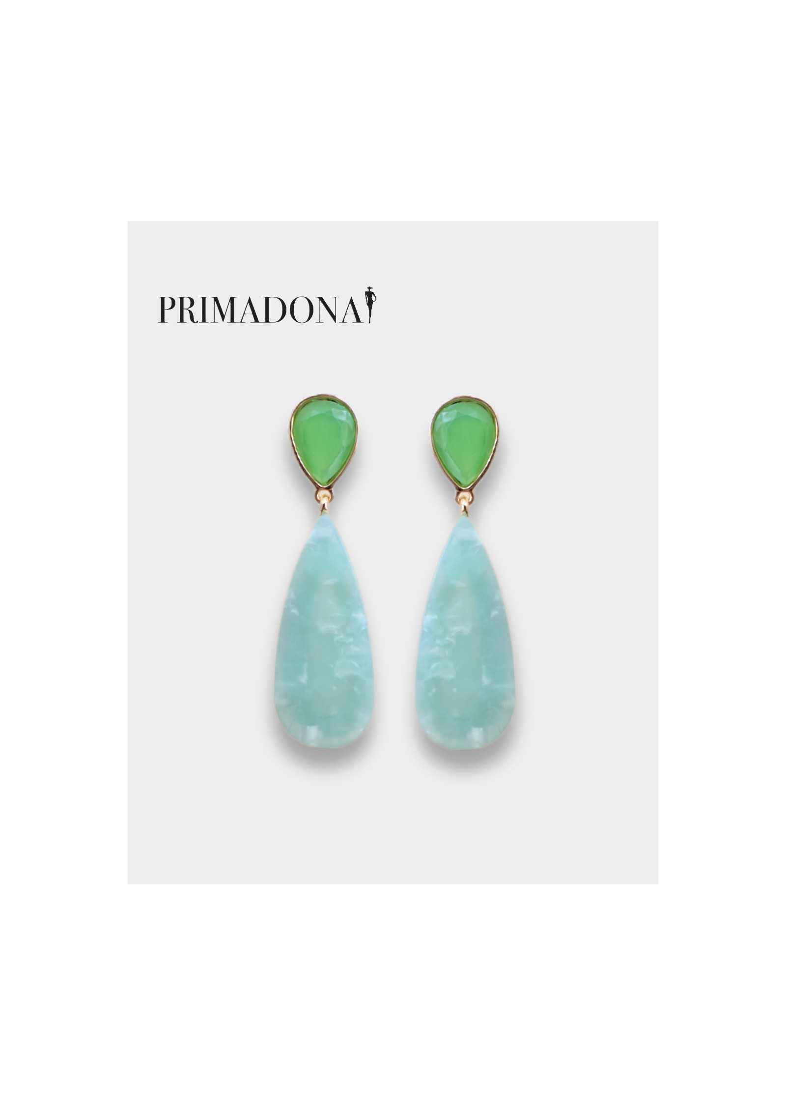 Brincos compridos verdes ou outras cores