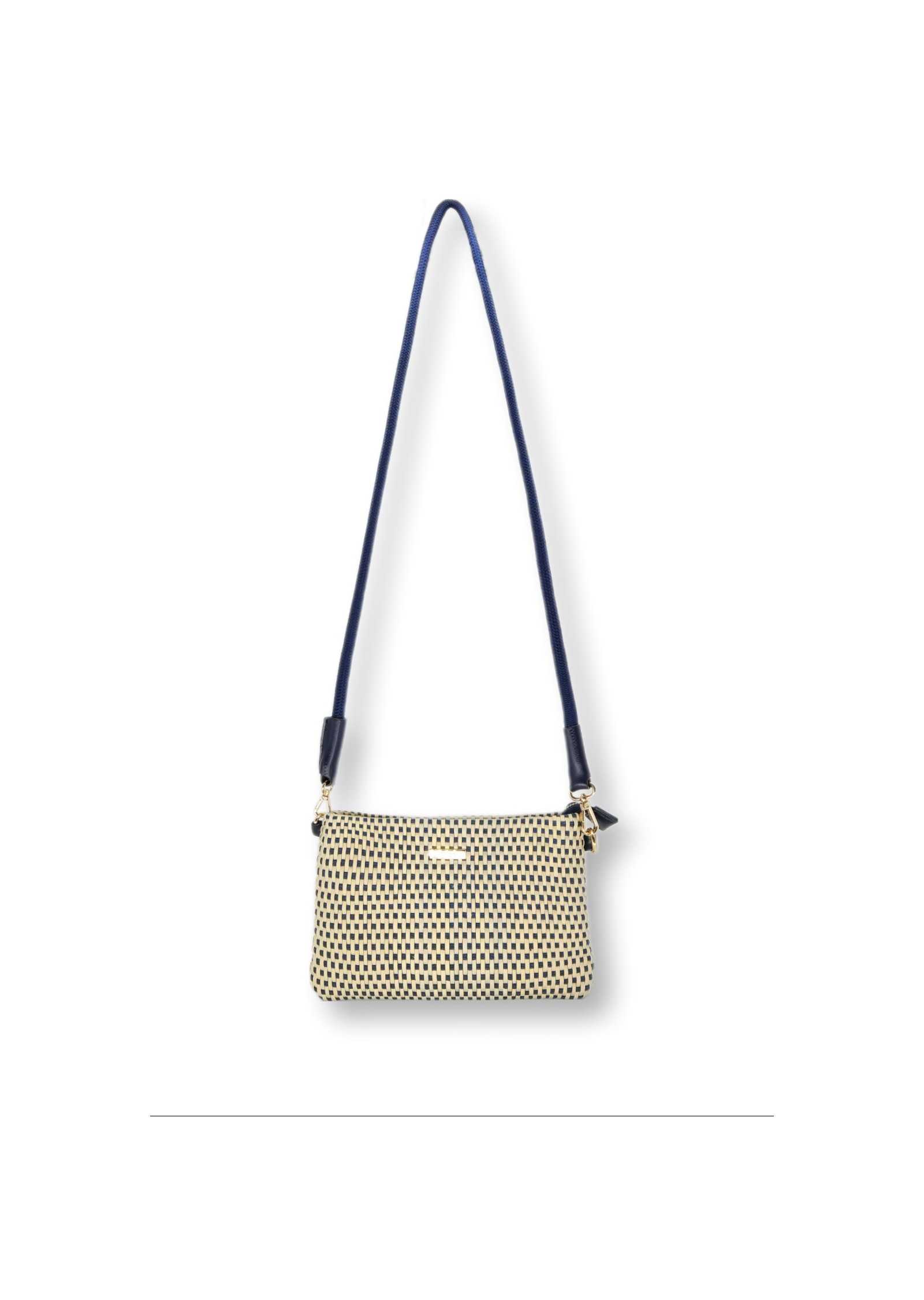 MALA A TIRACOLO MARINHO