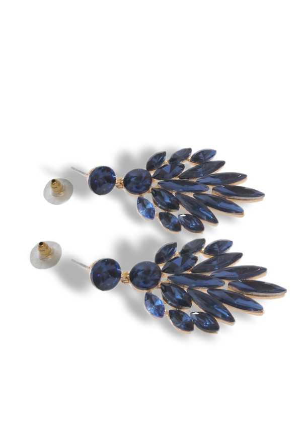 Brincos Azuis "Night blue" cerimónia