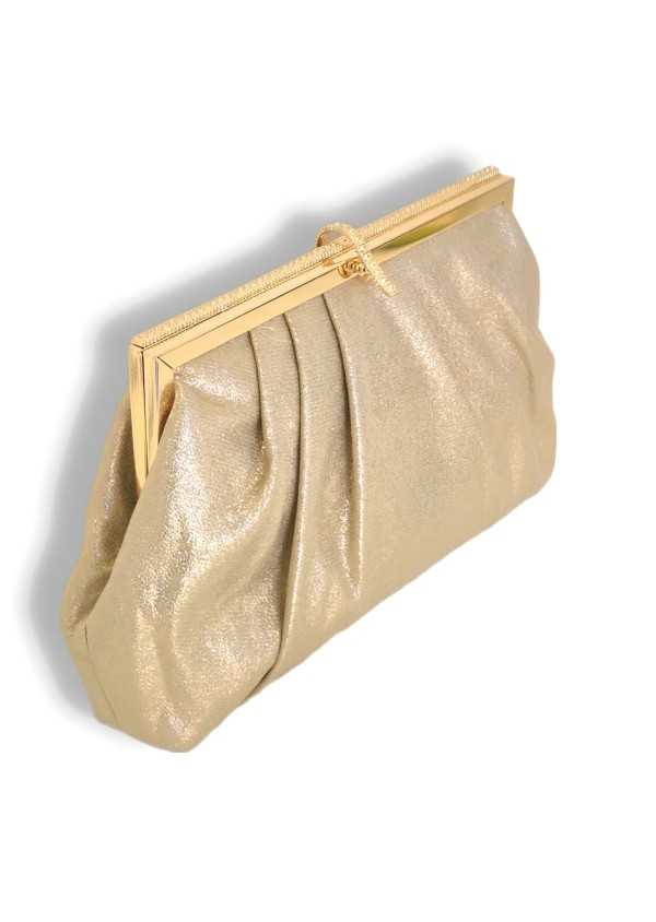 Clutch Brilho Dourado