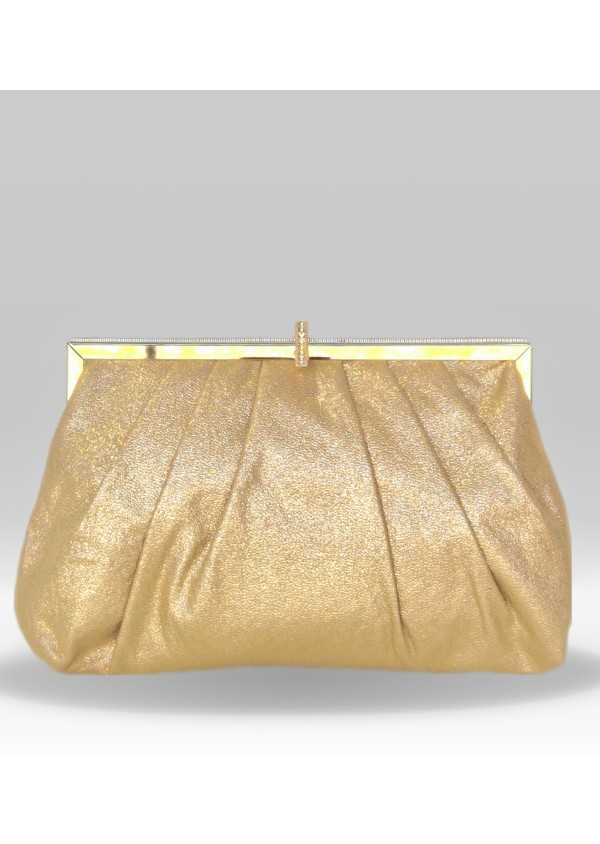 Clutch Brilho Dourado