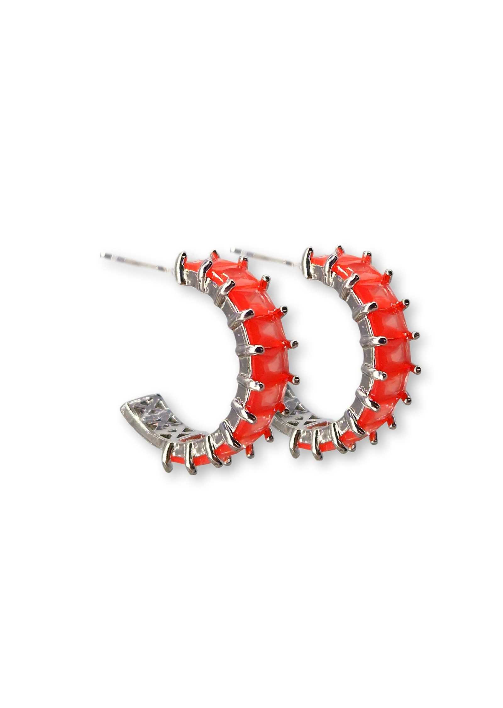 Argola pretas strass ou em cores