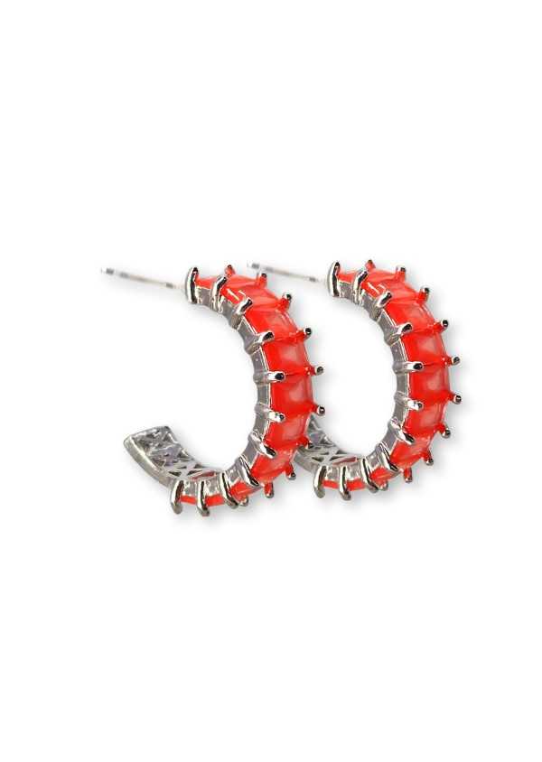 Argola pretas strass ou em cores