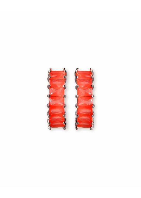 Argola pretas strass ou em cores
