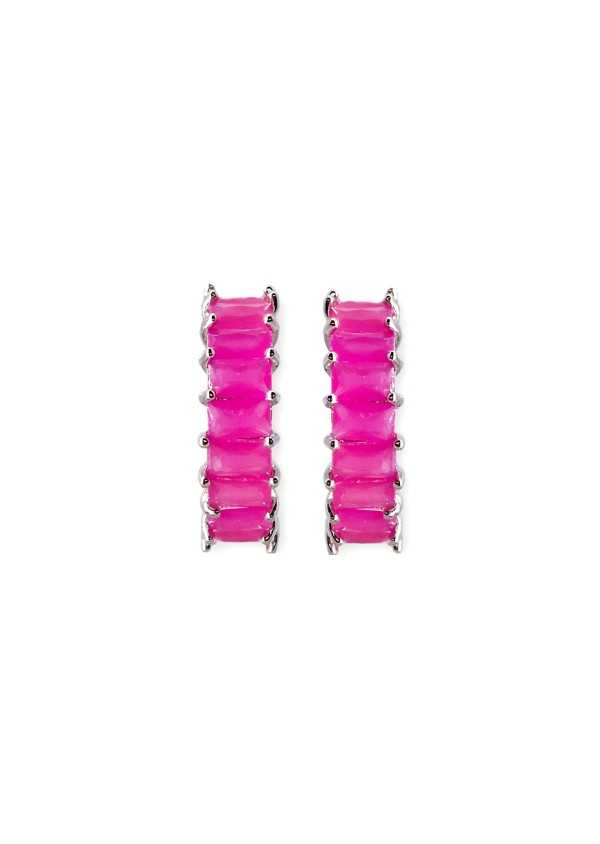 Argola pretas strass ou em cores