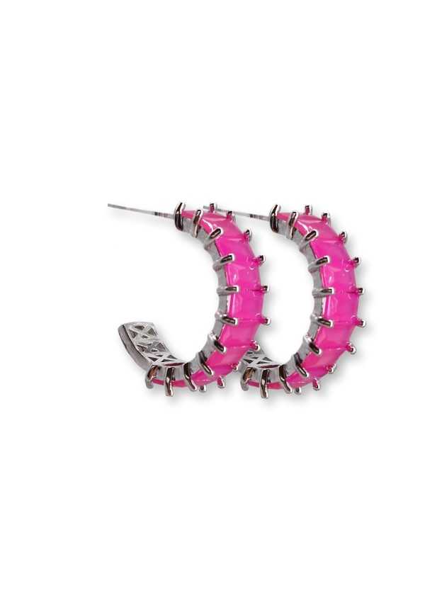 Argola pretas strass ou em cores