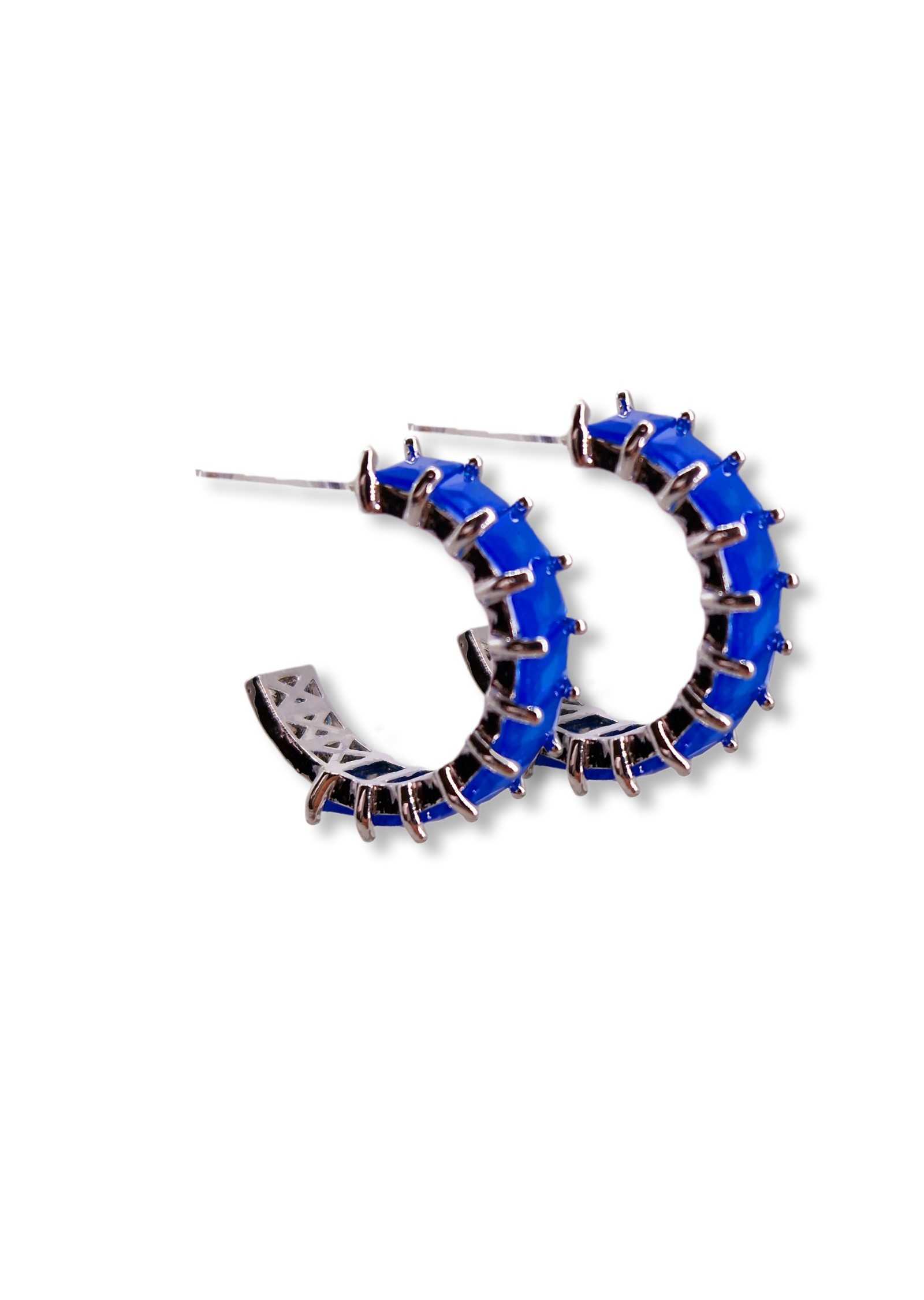 Argola pretas strass ou em cores