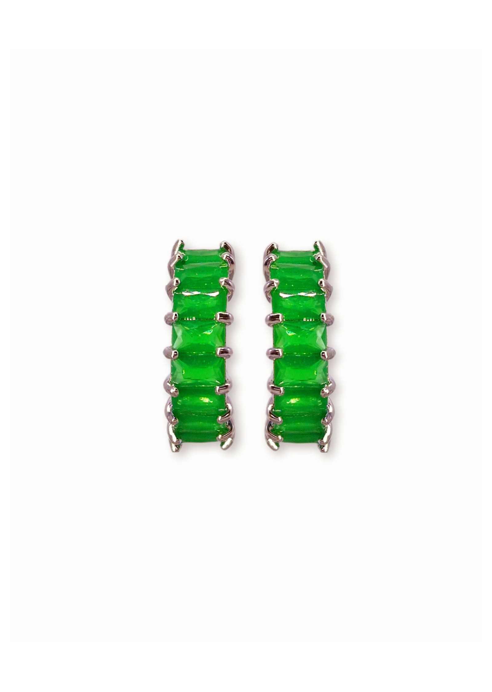 Argola pretas strass ou em cores