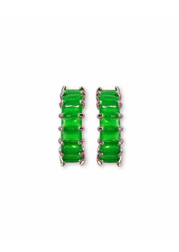 Argola pretas strass ou em cores
