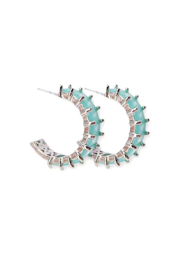 Argola pretas strass ou em cores