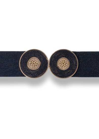 Cinto elástico verde brilho 2