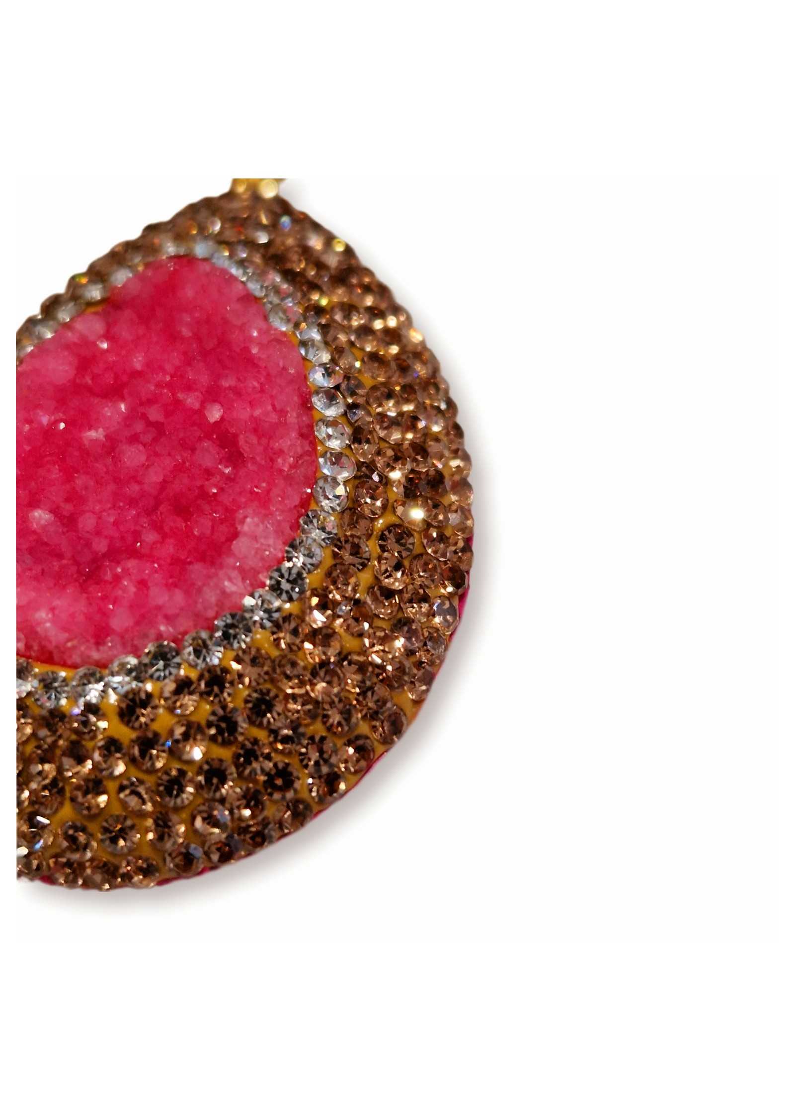 Colar verde brilhante