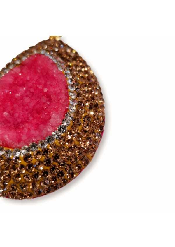 Colar verde brilhante