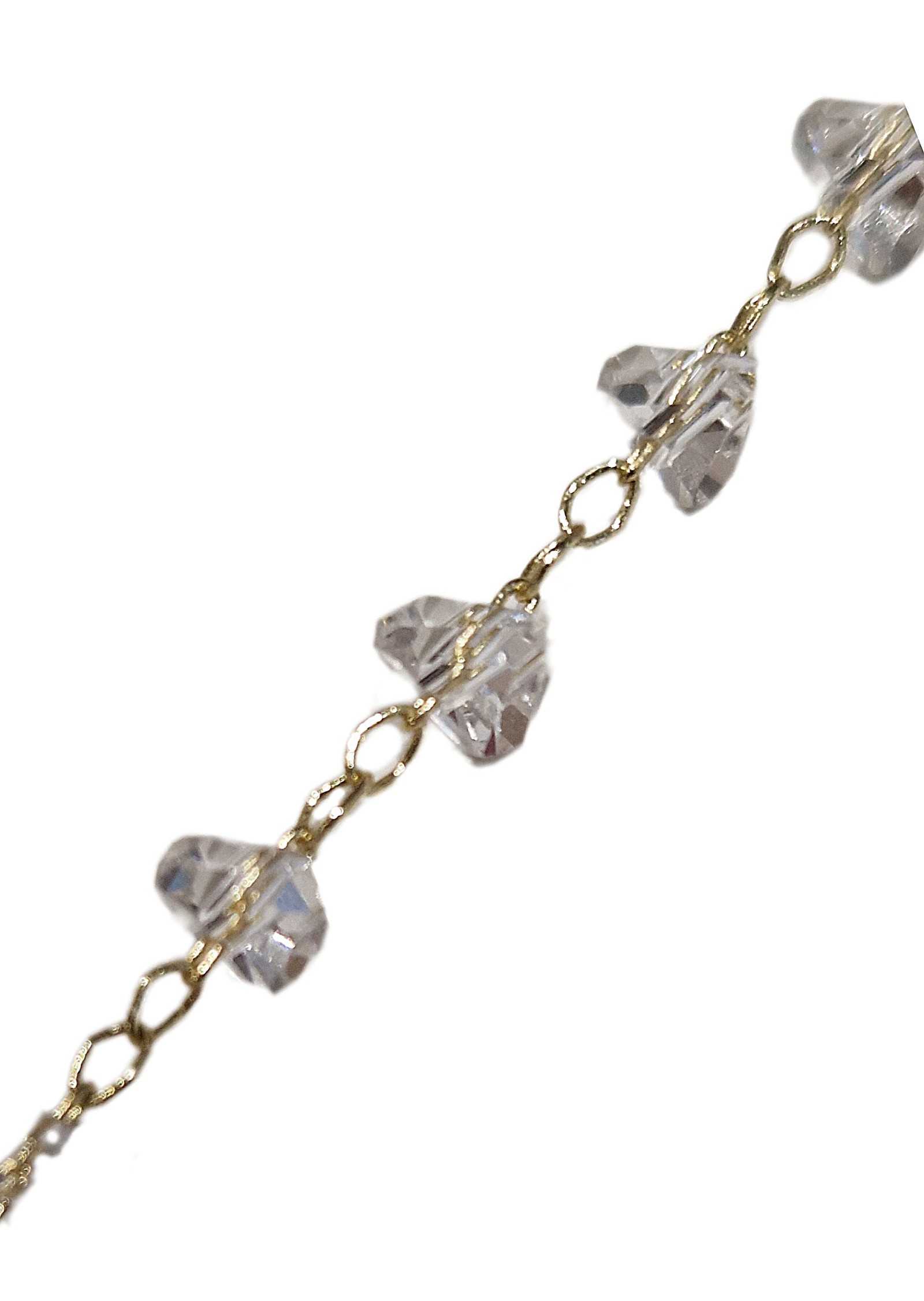 Colar verde brilhante