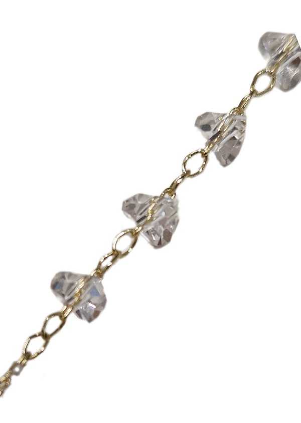 Colar verde brilhante