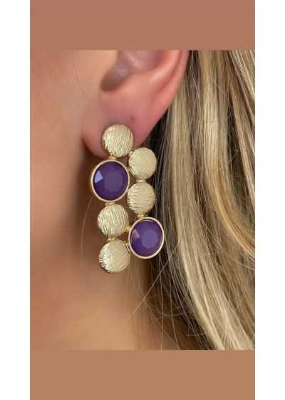 BRINCOS COLORIDOS CERIMONIA