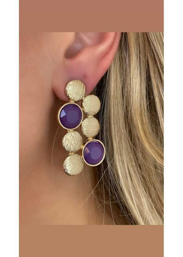 BRINCOS COLORIDOS CERIMONIA