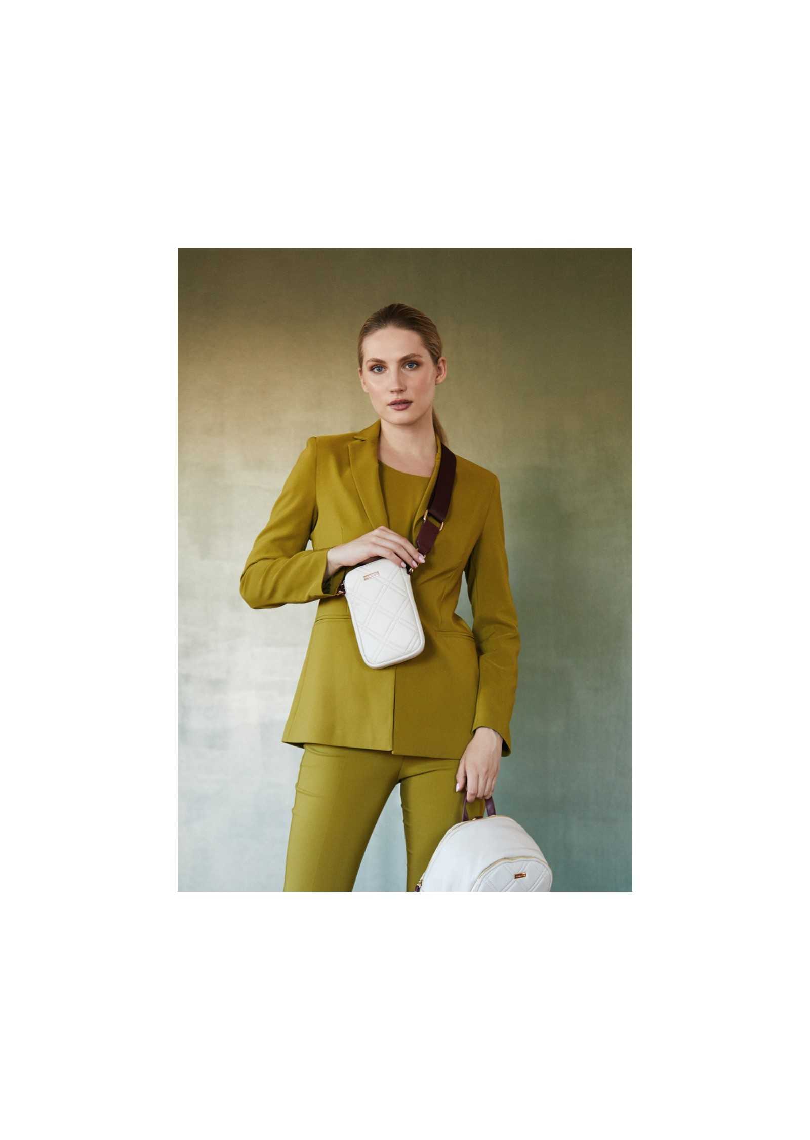 Bolsa telemovel Camel Costuras Acolchoada