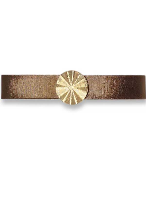 Cinto elastico Dourado