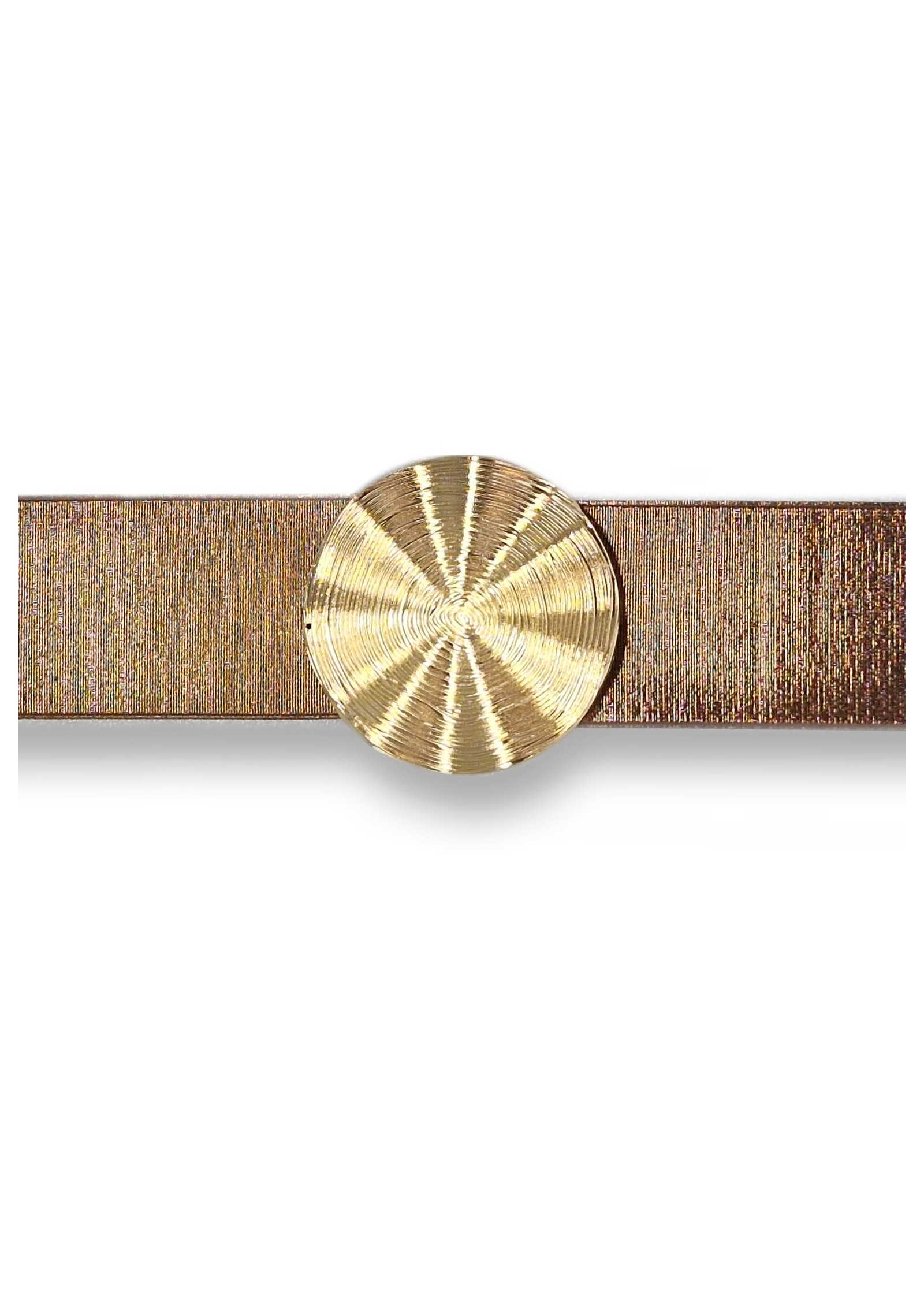 Cinto elastico Dourado