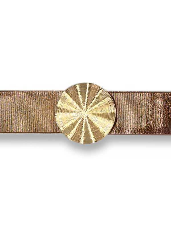 Cinto elastico Dourado