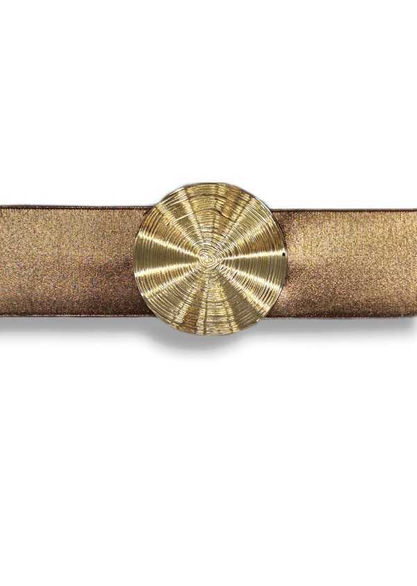 Cinto elastico Dourado