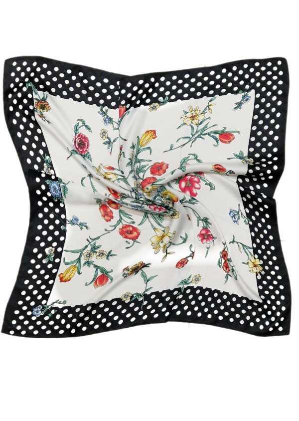 Lenço Acetinado bolinhas