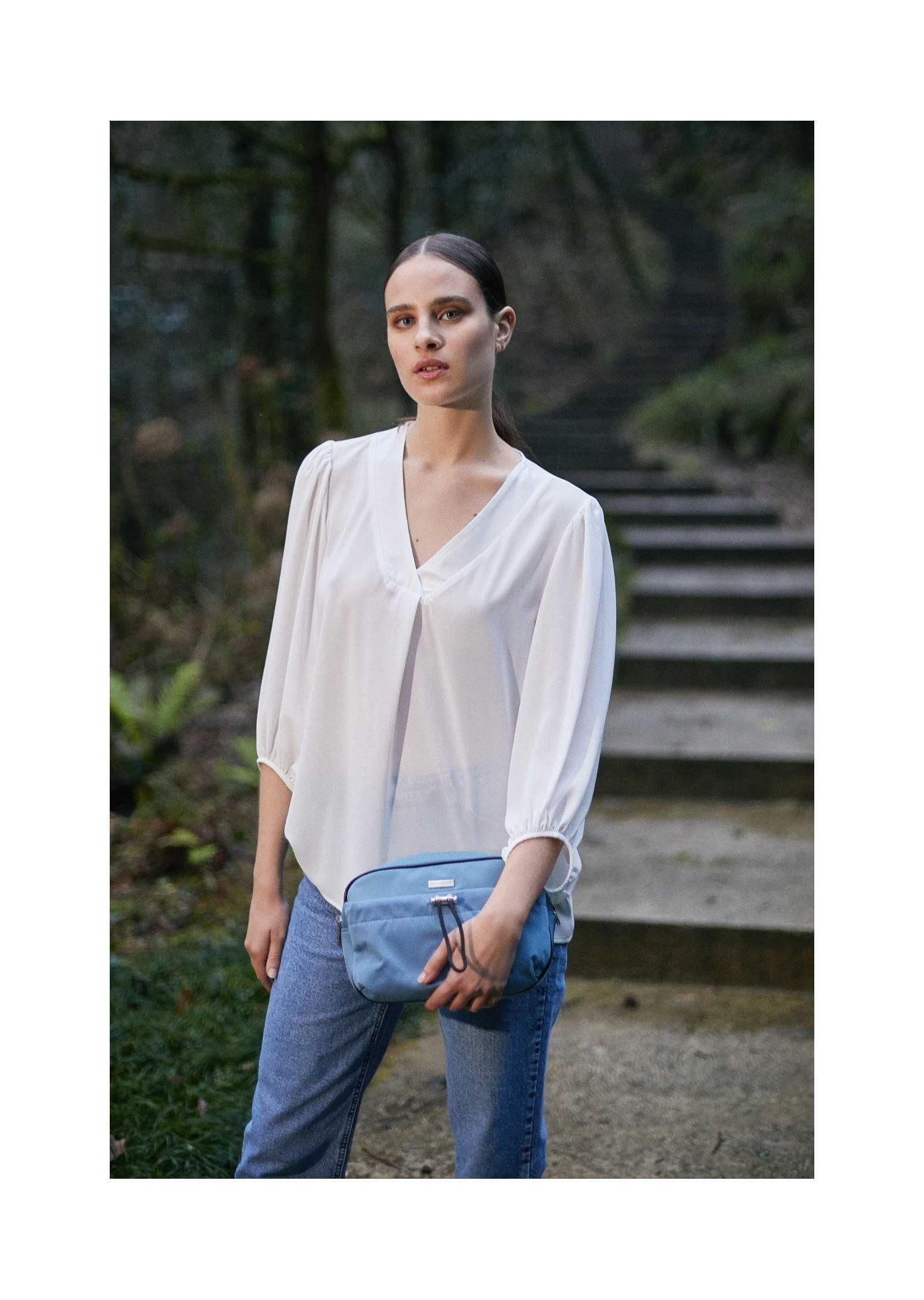 Tiracolo Verde com bolso na frente