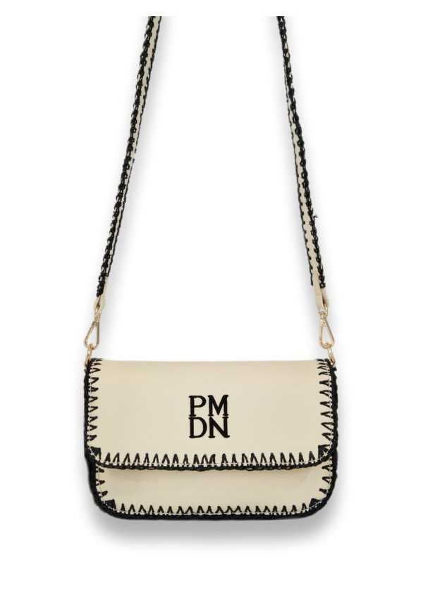 Tiracolo Bege e Preto