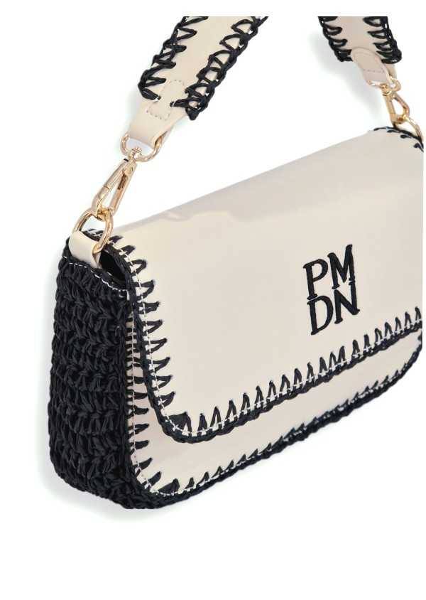 Tiracolo Bege e Preto