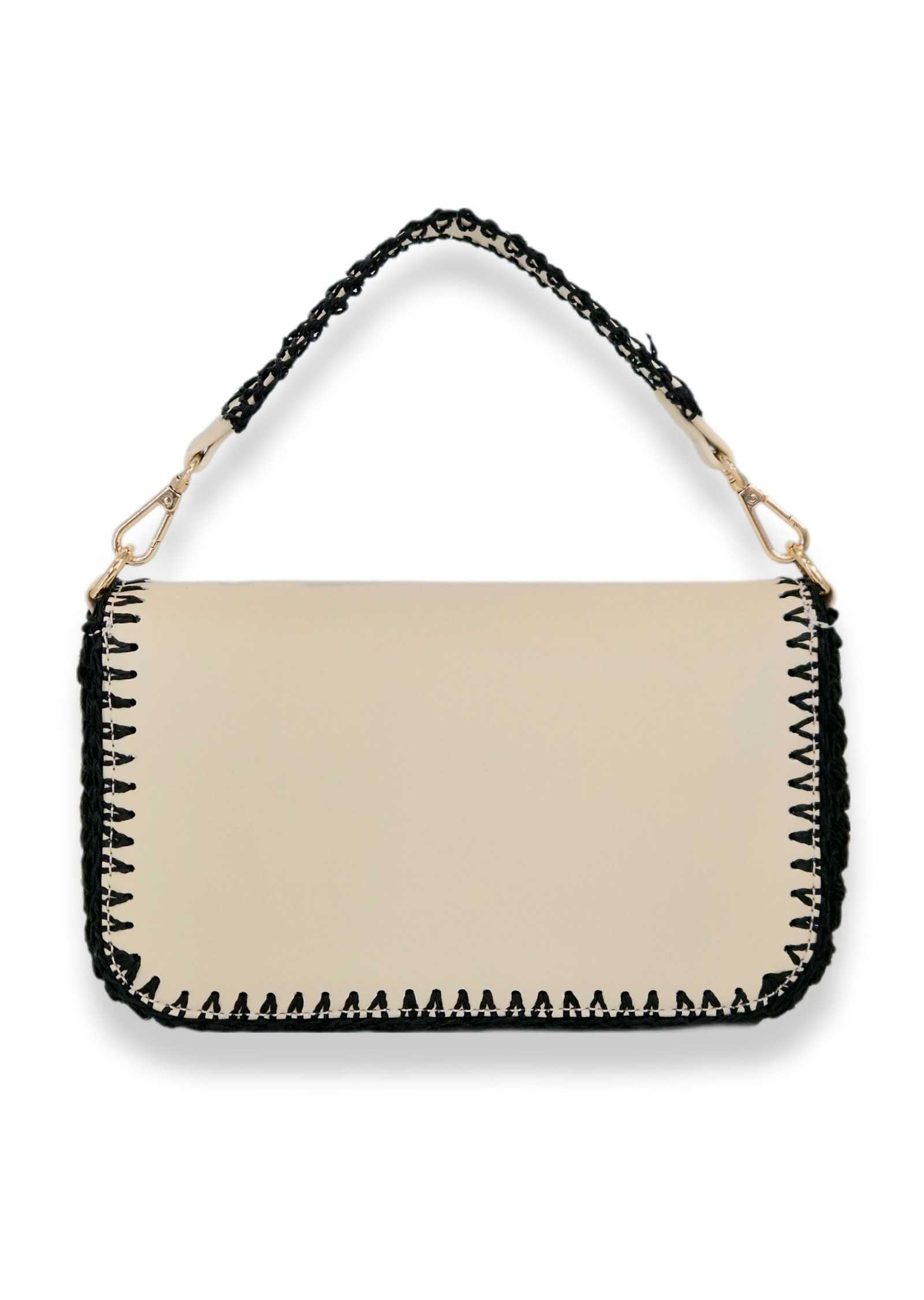 Tiracolo Bege e Preto