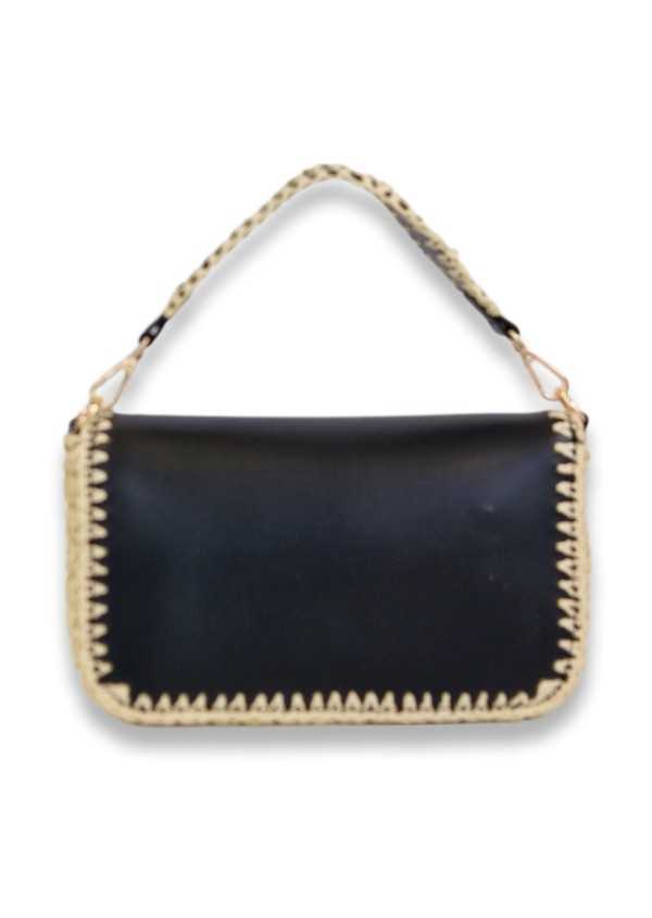 Tiracolo Bege e Preto