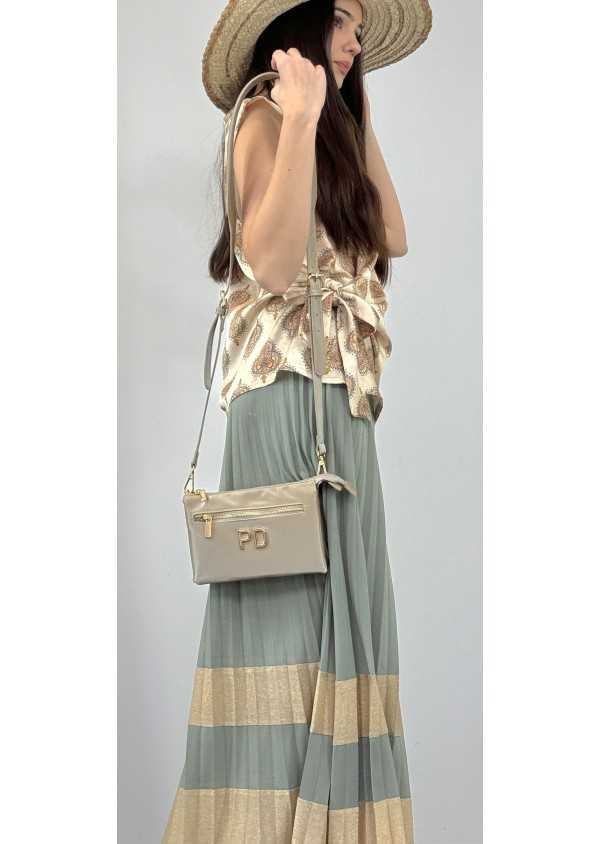 Mala a Tiracolo Prateado