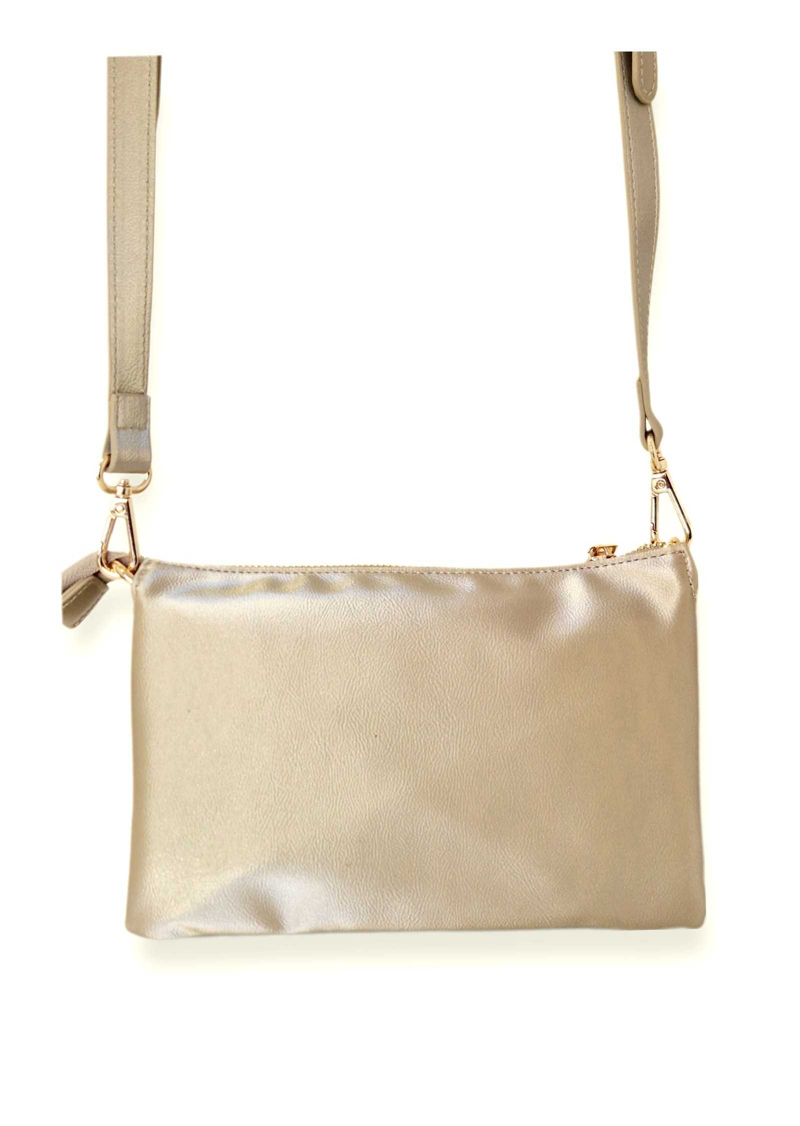 Mala a Tiracolo Prateado