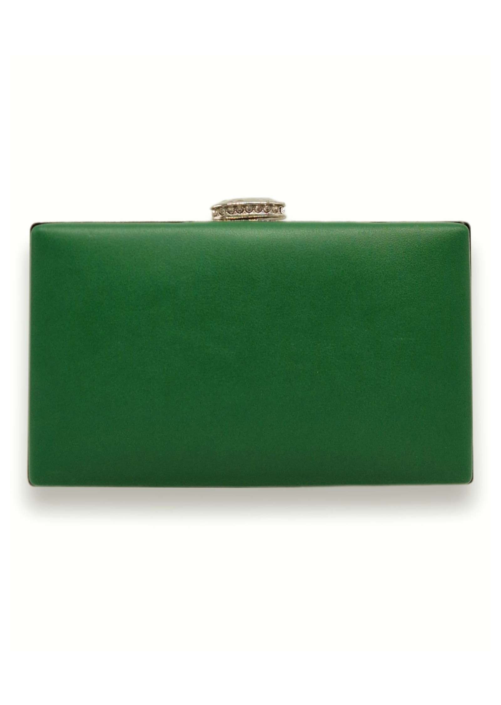 Clutch Brilho Cor Verde