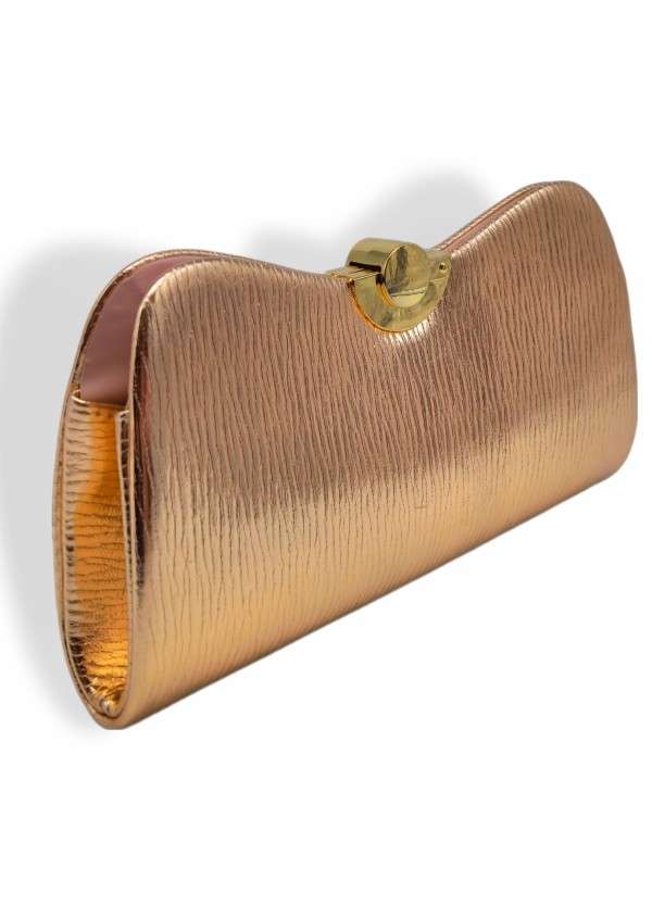 Clutch Brilho Rosa Gold Prateada Dourada