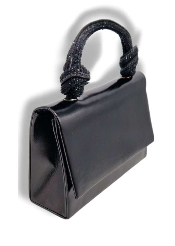 Clutch Verniz Prateada