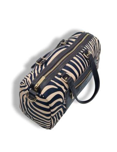 Malote preto animal print
