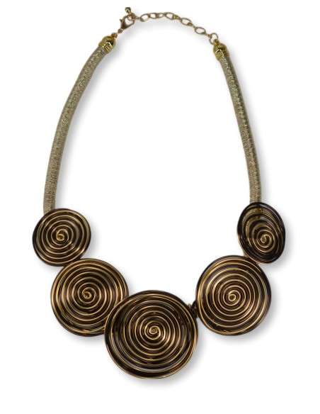 Colar dourado ou prateado
