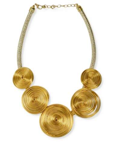 Colar dourado ou prateado