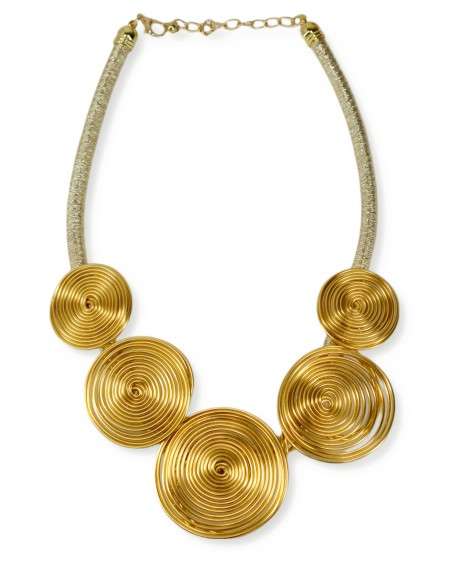 Colar dourado ou prateado