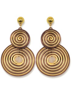 Brincos grandes dourado ou prateado 2