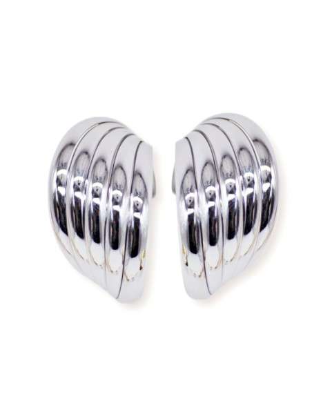 Brincos grandes dourado ou prateado