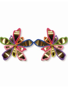 Brincos grandes cores