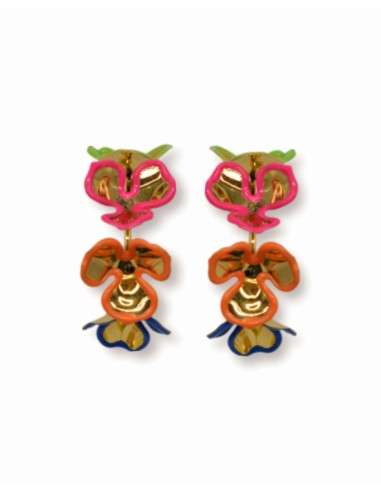 Brincos grandes cores