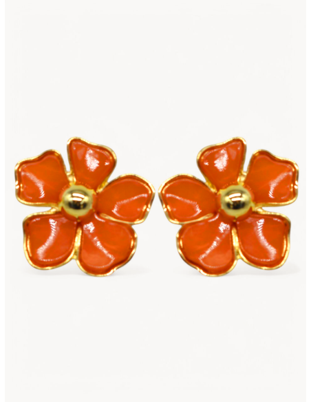 Brincos flor cores