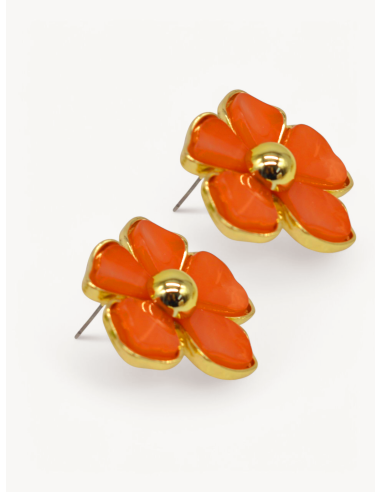Brincos flor cores