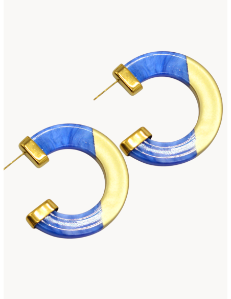 Argolas grandes cores