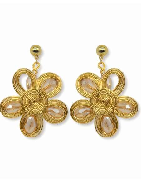 Brincos grandes dourado ou prateado